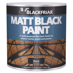 Blackfriar BF0520001E1 Matt Black Paint 500ml