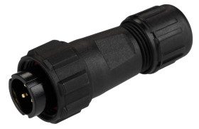 Złącze wielostykowe przemysłowe 3-pinowe Miniaturowe Montaż na kablu Wtyczka RS PRO