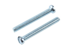 Śruba maszynowa M2.5 łeb z łbem walcowym soczewkowym Stalowe długość 20.0mm skok 0.45mm