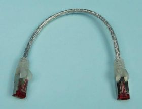 S/FTP 6e 0,25mb PRZEŹROCZ.Cu PATCHCORD