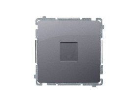 SIMON BASIC Zaślepka ramki (moduł) srebrny mat BMPS.01/43 KONTAKT SIMON