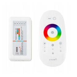 Sterownik do taśm LED RGBW RF 24A 288W z białym pilotem dotykowym