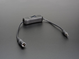 Adafruit In-line power switch for 2.1mm barrel jack