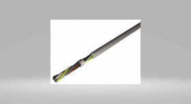 Kabel zasilający Szary, 300/500 V