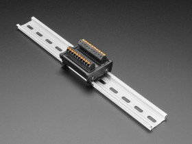 Adafruit DIN Rail 10x10 to Terminal Block Adapter