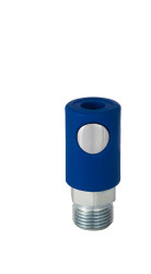 Szybkozłączka pneumatyczna RS PRO NPT 1/4 męskie rodzaj Żeński Gwintowany Tworzywo sztuczne, Stal 1/4in