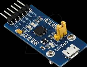 MUSB-UART-CP Developer boards - microUSB socket to UART, CP2102
