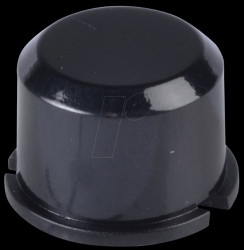 1D09 Round black cap for button 3F...