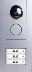 41395 Front-door station for video door intercom, silver