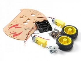 Podwozie robota z 2- silnikami + akcesoria