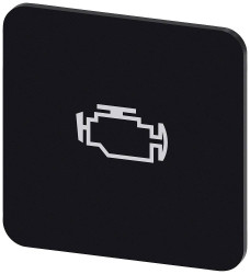 Tabliczka opisowa Siemens 3SU1900-0AF16-0RY0 (S x W) 22 mm x 22 mm symbol silnika 10 szt.