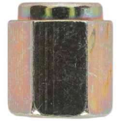Sealey BN10100 Brake Pipe Nut M10 x 1mm Short Female Pack of 25