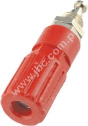 3250-RT-AL Gniazdo laboratoryjne (aparatowe) izolowane 4mm, przyłącze lutowane, 30A, czerwone, WYPRZEDAŻ