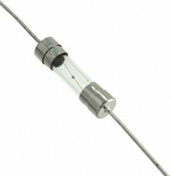 BEZPIECZNIK 20mm 15A Z PINAMI DO LUTOWANIA SZKLANY (5 SZTUK)