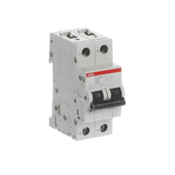 Wyłącznik automatyczny, Typ B, 2-biegunowy, 6A, 440V, 500V, ABB, S202M