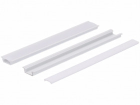 Profil led PCV Fuga Slim 16x7 2m biały ML