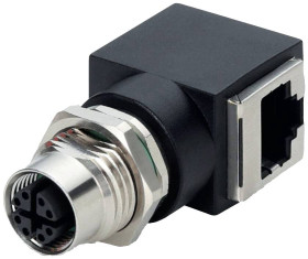 Lütze 490230 Puszka instalacyjna RJ45 złącze żeńskie proste Ilość pinów: 8 1 szt.