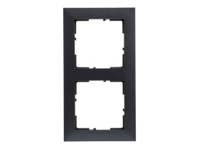 SUNO Ramka 2 podwójna ciemnoszary 721552 LEGRAND