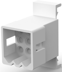 Plug housing, 9 pole, pitch 5.03 mm, straight, natural, 770095-1