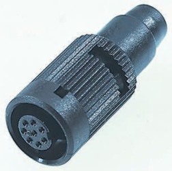 Złącze wielostykowe przemysłowe 12-pinowe Miniaturowe Montaż na kablu Gniazdo binder