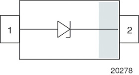 Dioda TVS jednokierunkowa Montaż powierzchniowy DO-219AB 17.1V 25V VTVS15ASMF-M3-08