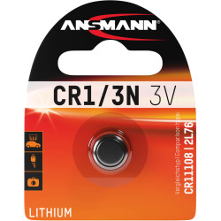 Ansmann 1516-0097 Button Cell CR 1/3 N 3V Reliable Lithium Battery
