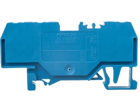 Złączka szynowa 3-przewodowa 2,5mm2 niebieska 280-684