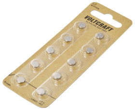 Ogniwo guzikowe LR 621 VOLTCRAFT AG1 10 szt. 6 mAh alkaliczno-manganowe