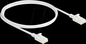 80359 Patch cable Cat.6a U/UTP Slim 1 m white
