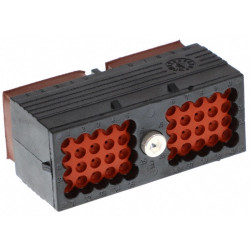 Socket housing, black, 40 poles, for DRC series, DRC16-40SE