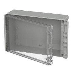 Bopla B 261709 PC-V0-G 7035 (96026335) - obudowa uniwersalna z przezroczystą pokrywą (271 x 170 x 90 mm)