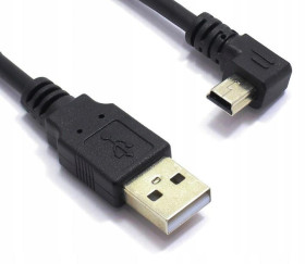 KABEL MINI USB KĄTOWY 3m VITALCO NAWIGACJA KAMERA DSF31