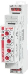 Przekaźnik czasowy 1P 1sek-10dni 12-240V AC/DC 50/60 Hz opóźnione wyłączenie RPC-1EA-UNI 863186