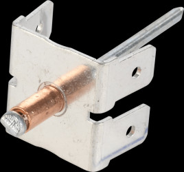 388041.67 Flat connector, 4-pin, blind rivet technology, tin-plated