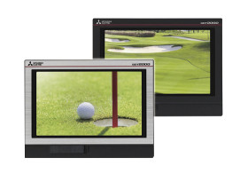 Ekran dotykowy HMI 7 cala Mitsubishi Electric GT21 rozdzielczość: 800 x 480 LCD IP2X, IP67F Interfejs Ethernet,