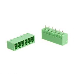 ZŁĄCZE TB 6PIN R-3.81MM MĘSKIE PROSTE ZAMKNIĘTE PCB RoHS