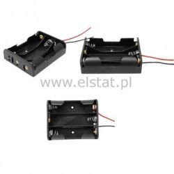 Koszyk na baterie 3xR6 ( III ) 1 strona +kabel