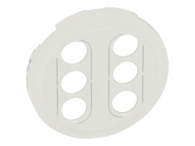 CELIANE Plakietka gniazd podwójnego 3x RCA "żeńskich" biała 068214 LEGRAND