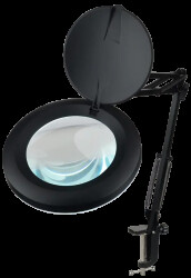 Lampa z lupą do blatu powiększająca 5D 5" 12W 50 x LED SMD 1200lm czarna