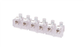 Listwa Zaciskowa Gwintowa 0,75-4 Mm2 Lzw-B4.6 6-Torowa Bezbarwna A12-4660