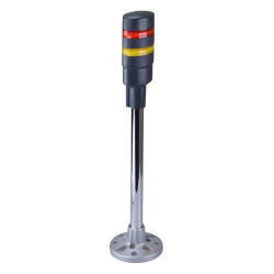 LD6A-2PQB-RY Red/Yellow Stack Light LED Tower Pole Mount 24VAC/DC IDEC