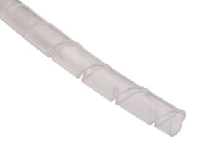 Opaska spiralna, Ø , Ø Maximum of 4.5mm, materiał: Nylonowy, kolor: Naturalny, RS PRO 811-7718 /10szt./