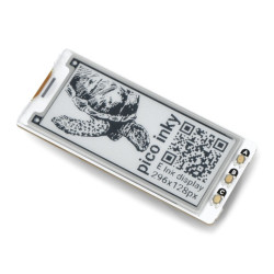 Pico Inky Pack - wyświetlacz e-ink e-paper 2,9'' 296x128px - do Raspberry Pi Pico / Pico W - PiMoroni PIM634