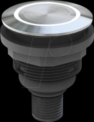 SVATLRYI0110C005 Pushbutton - 1 S, bulb, steel, LED-Ring yellow