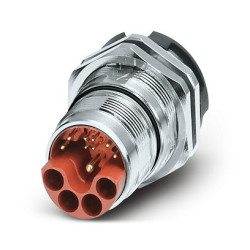 Złącze przemysłowe - zasilające 30A Gniazdo 850 V DC 8+4+PE Phoenix Contact Srebrny Montaż tylny IP67