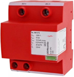 Ogranicznik przepięć fotowoltaiczny 1+2 (B+C) 12,5kA DEHNcombo YPV 1500V DCB 900071