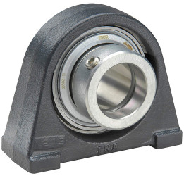 Obudowa łożyska stojakowego, Żeliwo, do użytku z Łożyska rolkowe i cierne PSHE, śred. 25mm