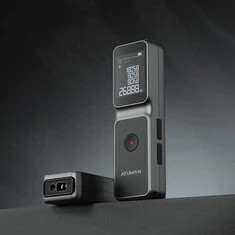 ATuMan LSA Laserowy dalmierz 50m o wysokiej precyzji, przenośne narzędzie do pomiaru odległości, wielofunkcyjny, kompaktowy desi