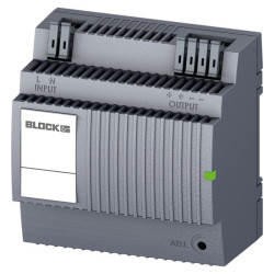 Zasilacz szyny DIN U wy 24.5V dc I wy 1.3A U we 180 → 264V ac Block 32W Zasilacz z przełączaniem strony