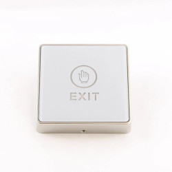 Przycisk wyjścia, otwacia drzwi, natynkowy, dotykowy, podświetlenie LED, NO/NC/COM, biały 86x86 Fox C4